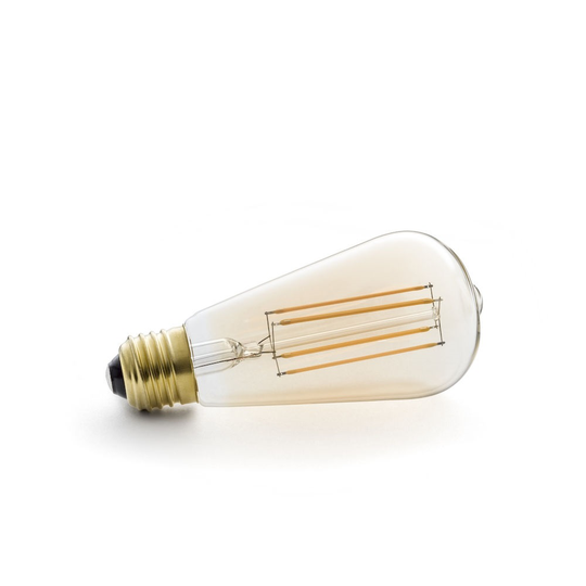 vintage 4W 230V Konstsmide Glödlampa LED E27 Amber, Grå, Liten
