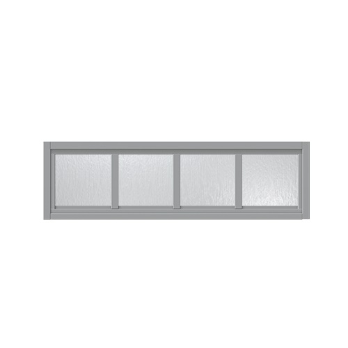 Överljus med spröjs Näs 12x3, Stengrå, Cotswoldglas
