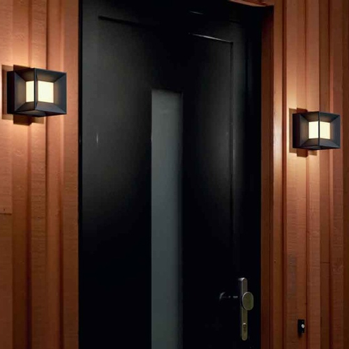 Vägglykta Philips Parterre LED Svart