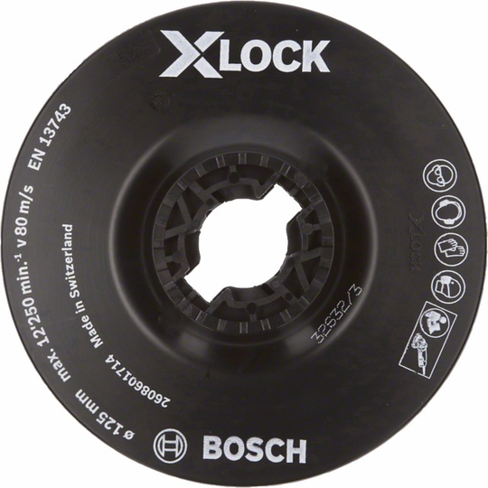 SLIPTALLRIK X-LOCK SOFT 125MM