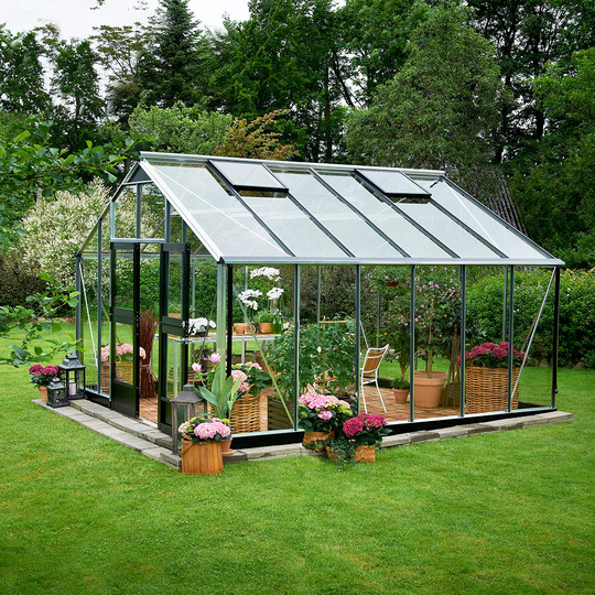 Växthus Juliana Gartner Aluminium, Säkerhetsglas, Nej