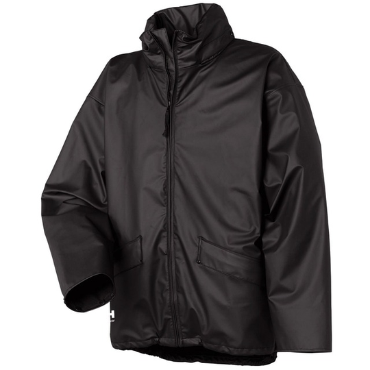REGNJACKA VOSS PU SVART M | Beijerbygg Byggmaterial
