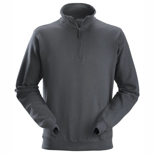 SWEATSHIRT 1/2ZIP STÅLGRÅ XS | Beijerbygg Byggmaterial