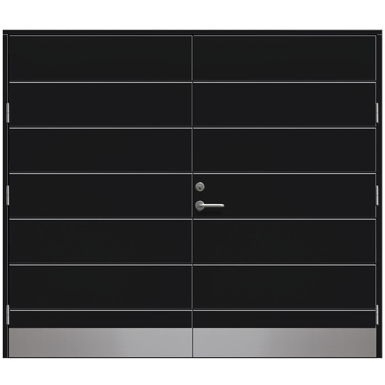 Slagport Dalby 2500 x 2000 mm, Svart