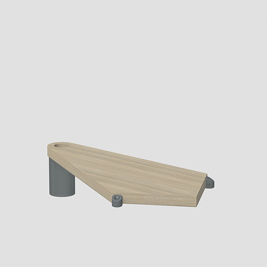 Fontanot Spin Q - Hörnsteg trappa 118 cm