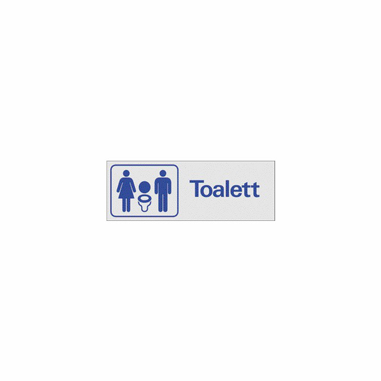 SKYLT TOALETT DAM/HERR