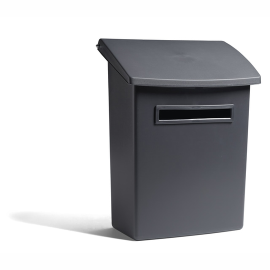 POSTLÅDA 555 PLAST MÖRKGRÅ | Beijerbygg Byggmaterial