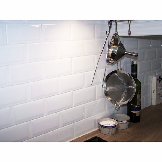 PARIS BISELADO VIT 7,5X15 | Beijerbygg Byggmaterial