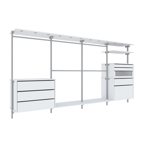 Komplett Inredning Mix 3700 mm - För 4 dörrar