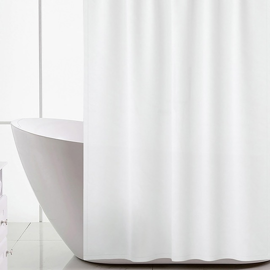 DUSCHDRAPERI VIT 180X200CM SB