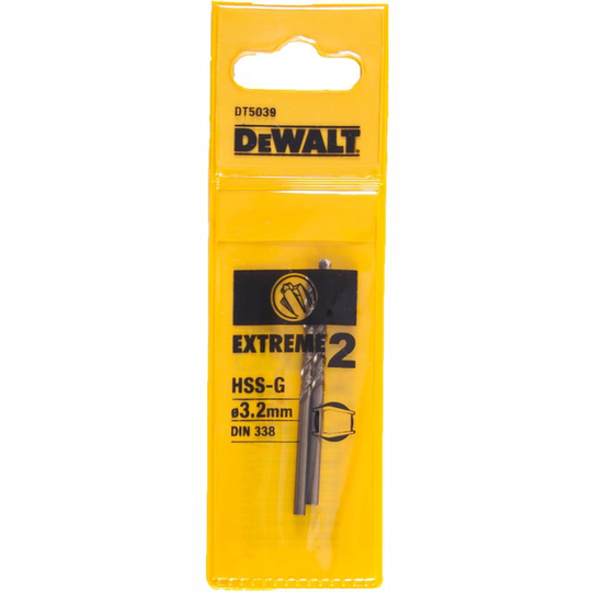 BORR HSS EXT2 3,2MM 2-PACK DT5039