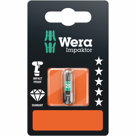 BITS IMPAKTOR WERA TX25 25MM | Beijerbygg Byggmaterial