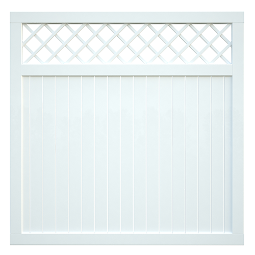 Skärm 1800 x 1800 mm Elly - Garden mix Vit