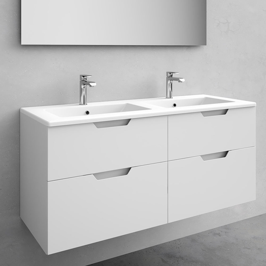 Kommod med tvättställ Noro Studio Vit 1200 mm