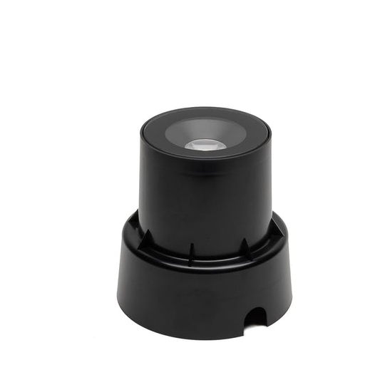 6W HP LED Konstsmide Inbyggd markspot Svart