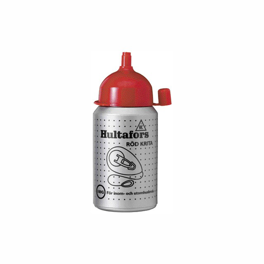 KRITFLASKA/SNÖRSLÅKRITA RÖD 100G