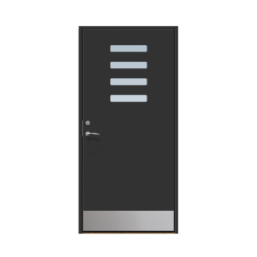 Enkeldörr till villa Röshult 9 x 20, Högerhängd, Svart