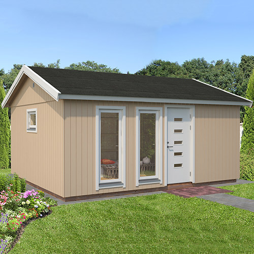Stuga Gustav 24,6 m² Takpapp