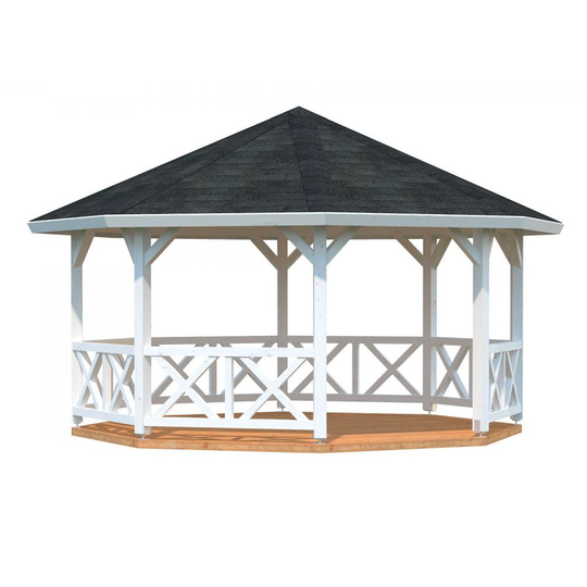 Paviljong Betty Takpapp, Vit, 18,0 m²