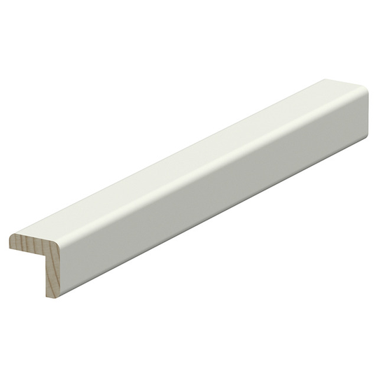 YTTERHÖRNLIST FURU 21X21MM VIT L=2,4M | Beijerbygg Byggmaterial