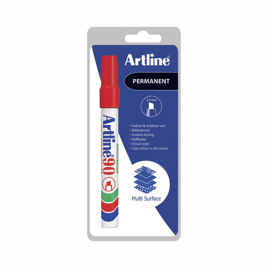MÄRKPENNA ARTLINE 90 RÖD SB1