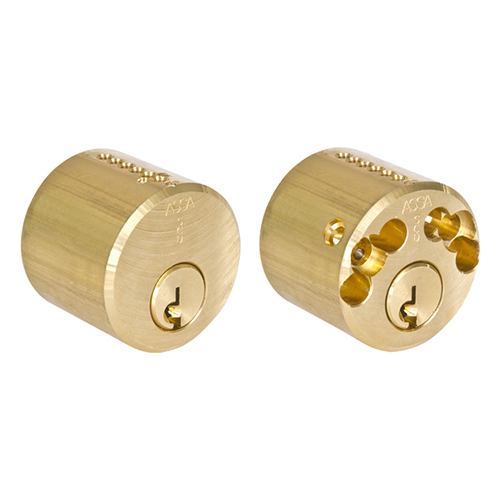 Dubbelcylinder med 5 nycklar ASSA CYLINDER 1312 1 par