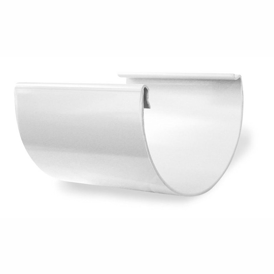 STUPRÖR SKARVSTYCKE 100MM I VIT PLAST