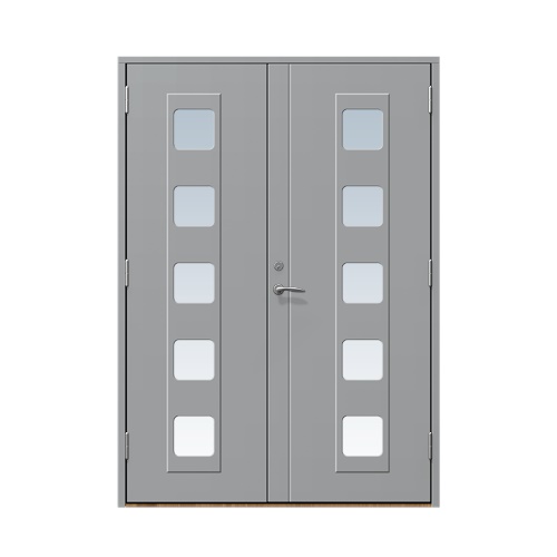 Entrédörr till villa Haga 15 x 21, Höger gångdörr, Stengrå