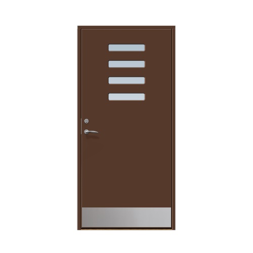 Enkeldörr till villa Röshult 9 x 20, Högerhängd, Nötbrun