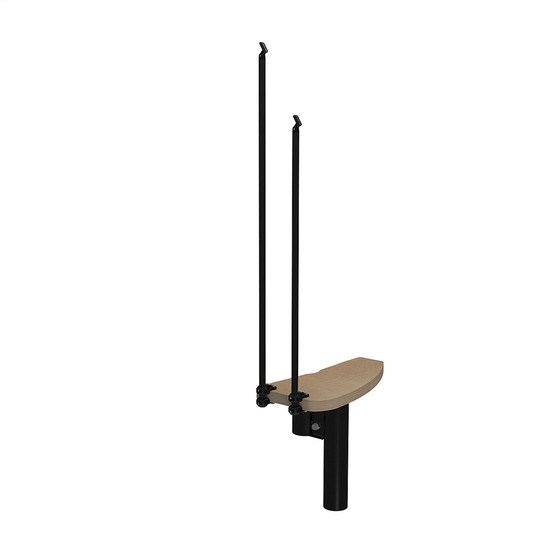 Fontanot Spin SP 030 - Extra steg trappa Svart / Ljus alm