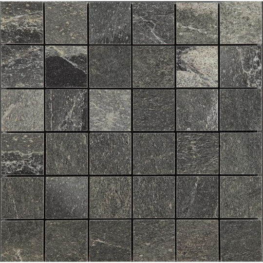 HÄRJEDALEN SVART MOSAIK 5X5 | Beijerbygg Byggmaterial