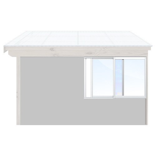 Skjutbara partier Vinter - Isomax Plus Vit, 1601-1700, 1201-1300