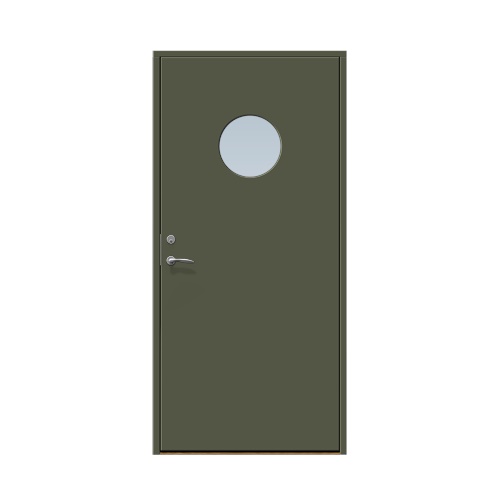 Enkeldörr till villa Solbacka 9 x 20, Högerhängd, Olivgrön