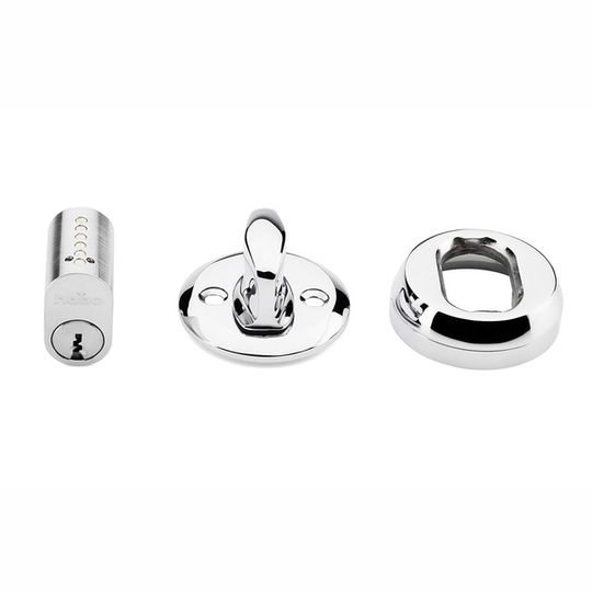 CYLINDERLÅSSATS 42 KROM SB