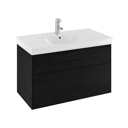 Kommod med tvättställ IFÖ Sense 900 mm, Svart