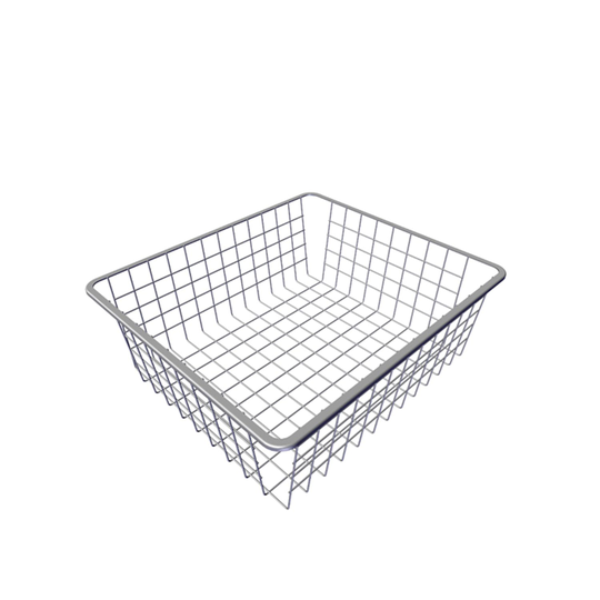 Pelly System Trådback 175 mm hög, lackad tråd 50, Silver