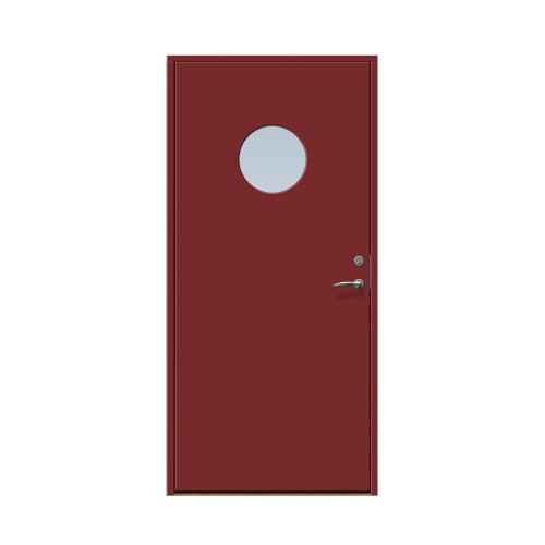 Enkeldörr till villa Solbacka 9 x 21, Vänsterhängd, Röd