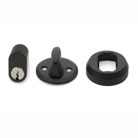 CYLINDERLÅSSATS 42 SVART | Beijerbygg Byggmaterial