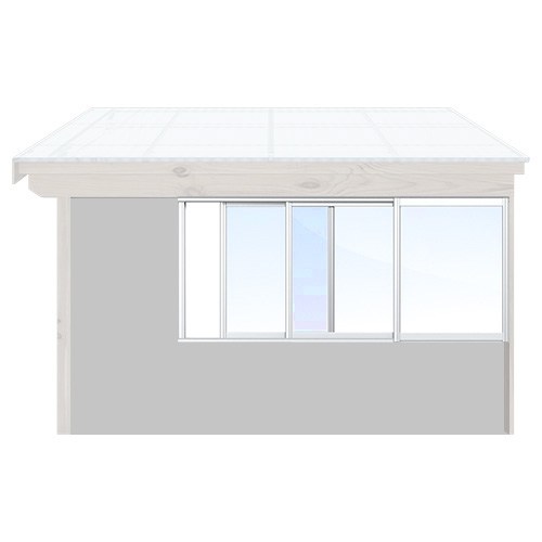 Skjutbara partier Vinter - Isomax Plus Vit, 3801-3900, 701-800