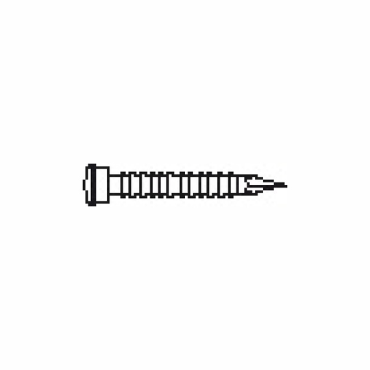 BLECKSPIK MED BRICKA 2,5X30MM SVART