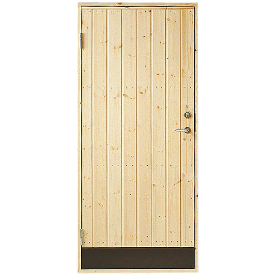 Dörr 18° panel Jabo Förrådsdörr 8 x 19, Vänster