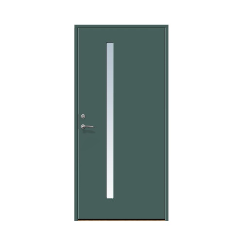 Enkeldörr till villa Hjärup 10 x 21, Högerhängd, Skogsgrön