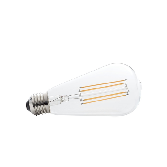 vintage 4W 230V Konstsmide Glödlampa LED E27 Klar, Mörkgrå, Stor