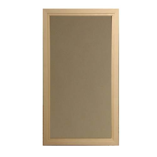 Med karm i Asp Bastufönster Rökgrått glas, 5 x 9